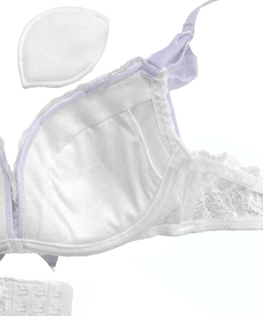 Pantaloni scurți și sutien transparent E75 Lavandă [Emerfeel] Luxe(R) & [Set de Top] Pentru Femei /