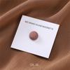 New 54color Matte Silk Scarf Hijab Magnet Brooch Strong Magnetic Buttons Round Shawl Dual-use Collar Clip Cufflinks