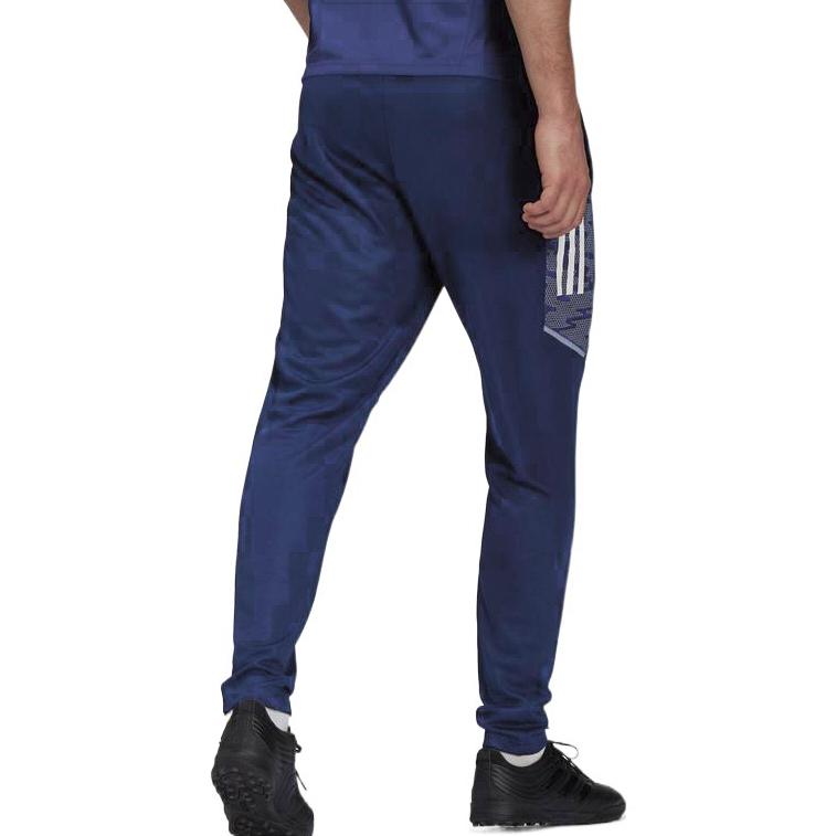 New Adidas Knitted Sports Pants Men's Blue GE5416