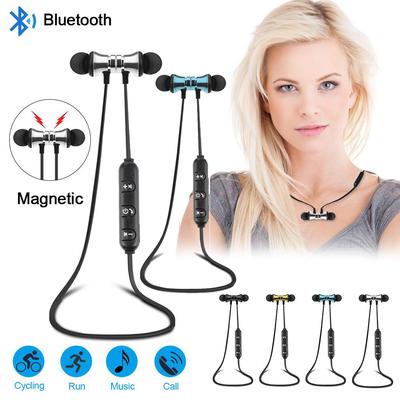 Wireless Magnetic Bluetooth Earphone Wireless Sports Headphones Stereo Bass Music Earpieces