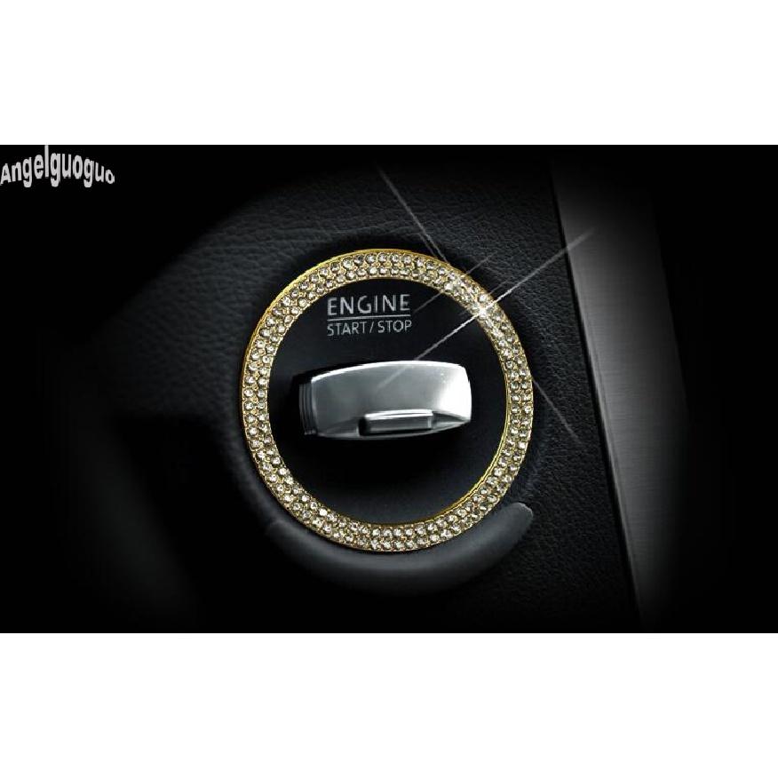 

Кольцо запуска двигателя автомобиля, стоп-переключатель, наклейка на крышку для Volkswagen VW CC, новый Magotan 2012-2016, роскошный золотой