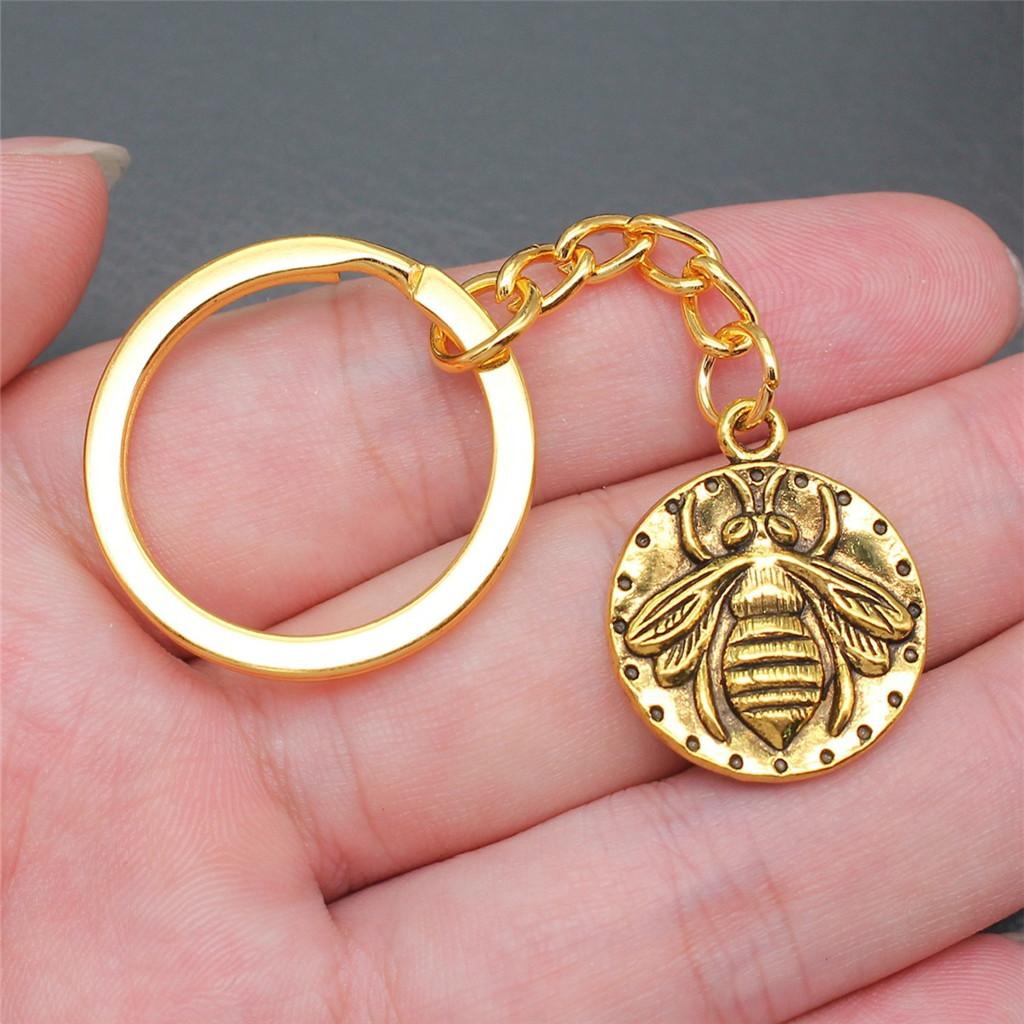 Bee Butterfly Garden Insect Keychain for Friends Hot Sale Modern Bridesmaid Gift Dainty Daily Use Accessory