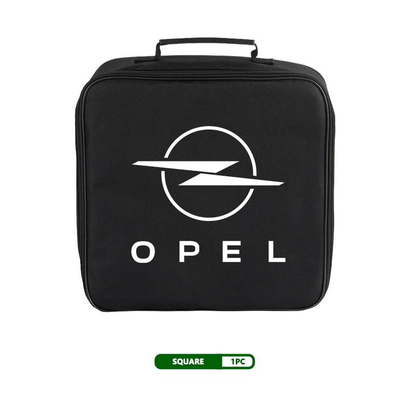 For Opel EV Car Charging Cable Storage Bag Waterproof Rechargeable Gun Organizer ADAM ASTRA J K CORSA E INSIGNIA MOKKA VIVA