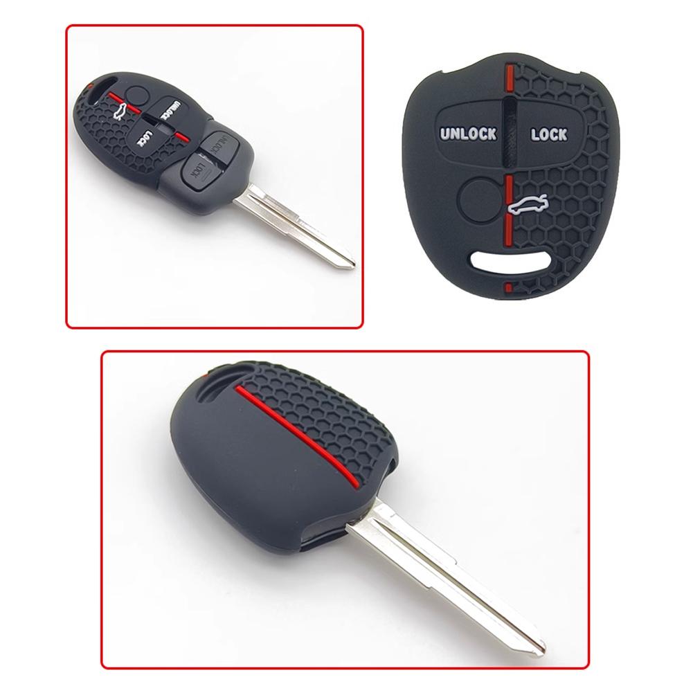 Silicone Car Key Case Cover Fit For Mitsubishi Evolution Lancer Ex Grandis Outlander Triton Pajero Asx Protected Fob