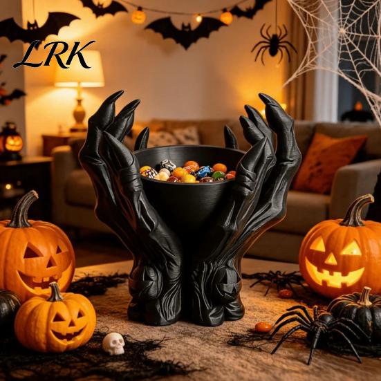 Gothic Devil Claw Jewelry Holder 3D Printed Demon Trinket Dish, Paw Decorative Mystery Style Home Decor Storage Bowl, Key Tray, Halloween Desktop