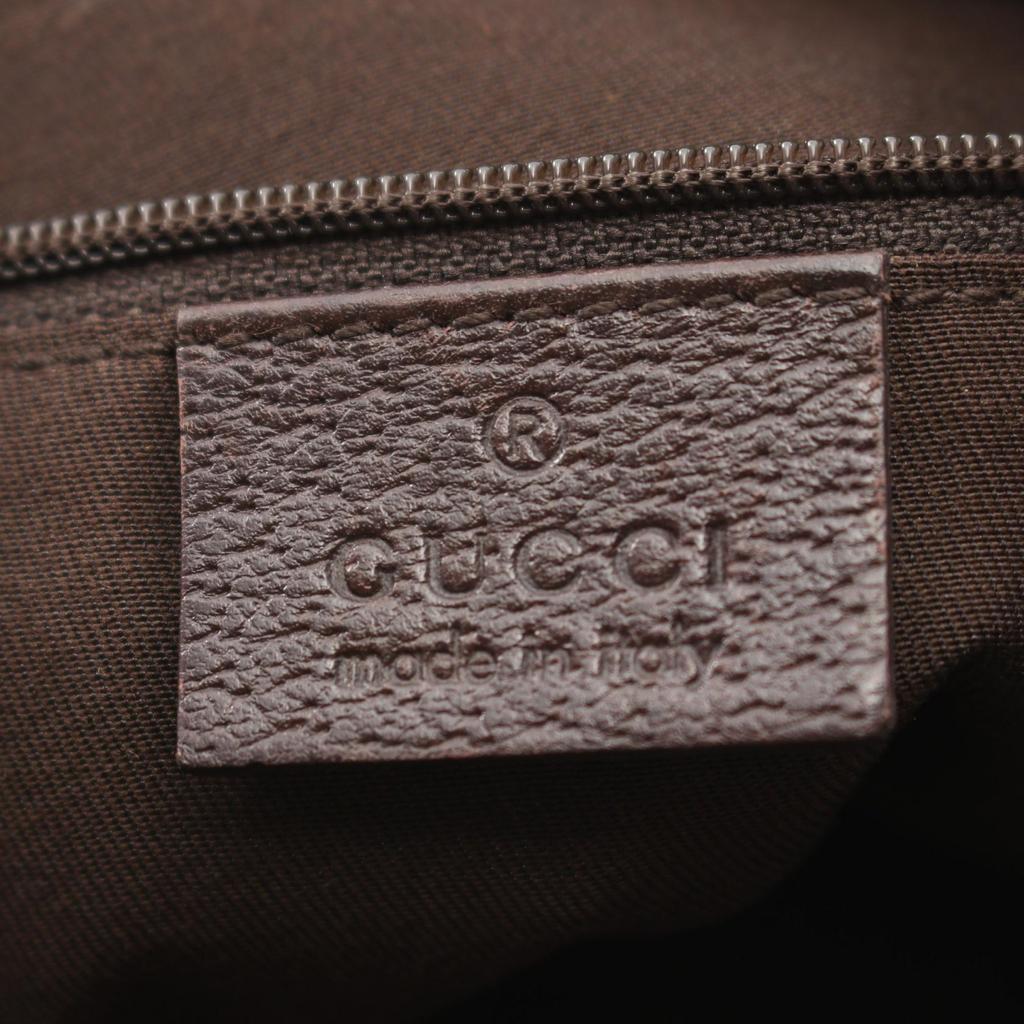 Used GUCCI Abbey GG canvas Shoulder Bag 131326 canvas leather Beige Brown Used Women