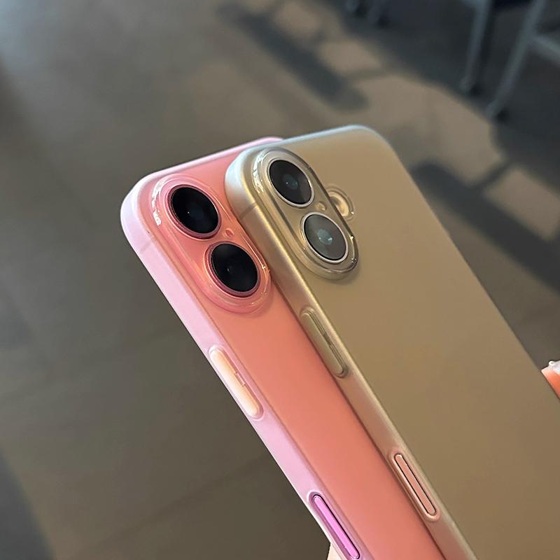 0,3 mm Ultra-dünne matte Hülle für For Iphone Air 17 16 15 14 13 Pro Max Weiche Silikon-Handy-Rückabdeckung für For Iphone 16 15 14 Plus