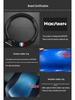 Genuine Leather Steering Wheel Cover for Lynk & Co 010203 - Non-Slip Suede, D-Type Design.