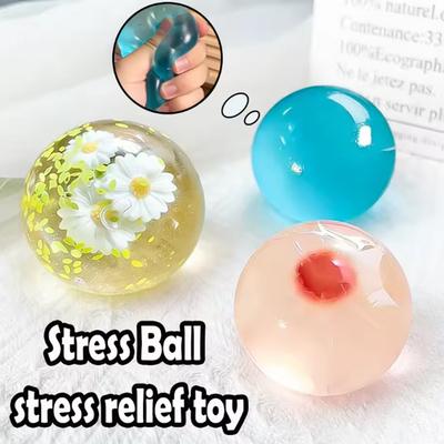 Stressbälle Niedliche Entspannungsspielzeuge langsamer Rückprall Stressabbau Fidget Toys knetbare Teigkugel Geschenke für Erwachsene Kinder Bestes Geschenk
