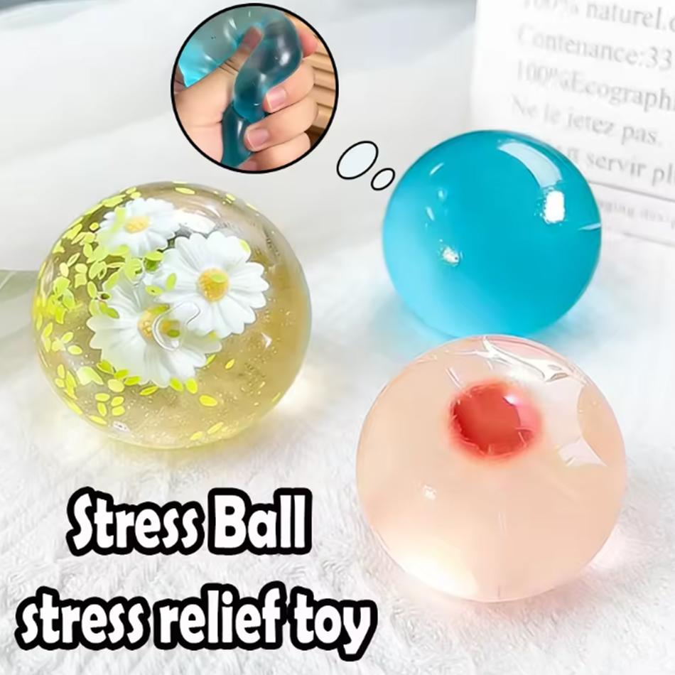Bai Fen Bai Toys Stress Balls Cute Decompress Toys Slow Rebound Stress Relief Fidget Toys Squishy Dough Ball Gifts For Adults Children Best Gift