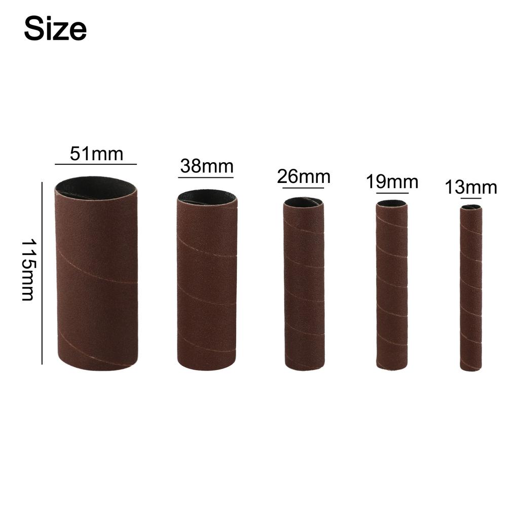 Set mit 5 Schleifhülsen für Schwingschleifer Effiziente Nutzung