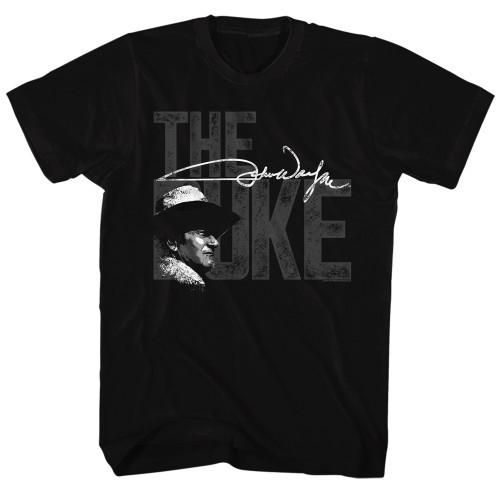 John Wayne The Big Duke Black Adult TShirt Unisex T-Shirt L