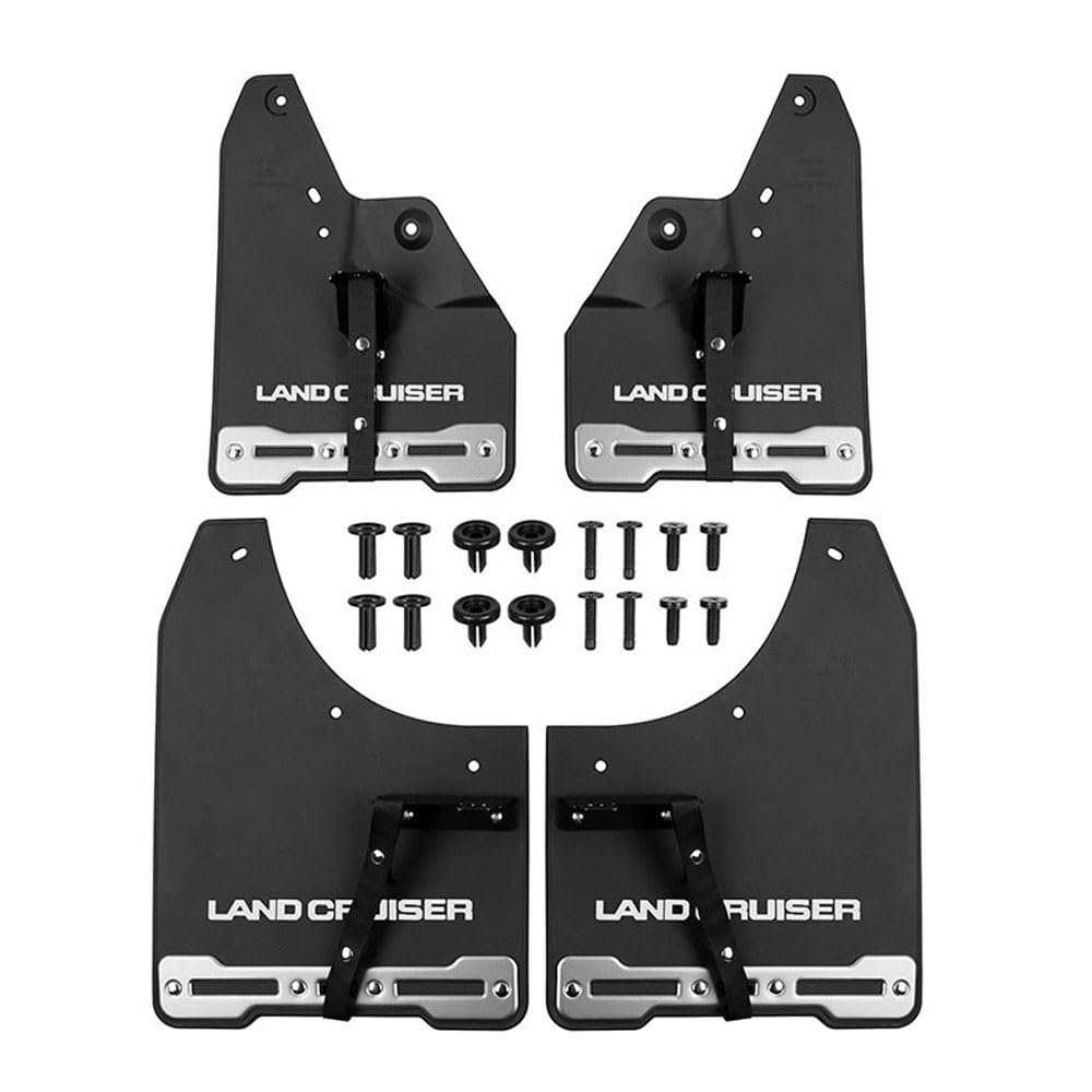 New Land Cruiser 250 Mud Flaps - Durable Original Land Cruiser 250 Mud Guards - Scratch Resistant, Wear-Resistant, Interior - Easy Installation - Land