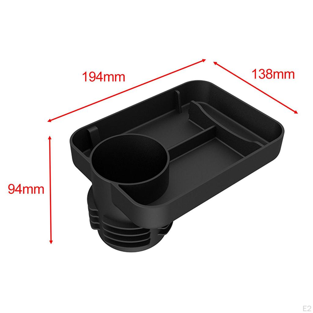 Tavă Suport Pahar pentru Gustări Scaun Auto Copii Negru