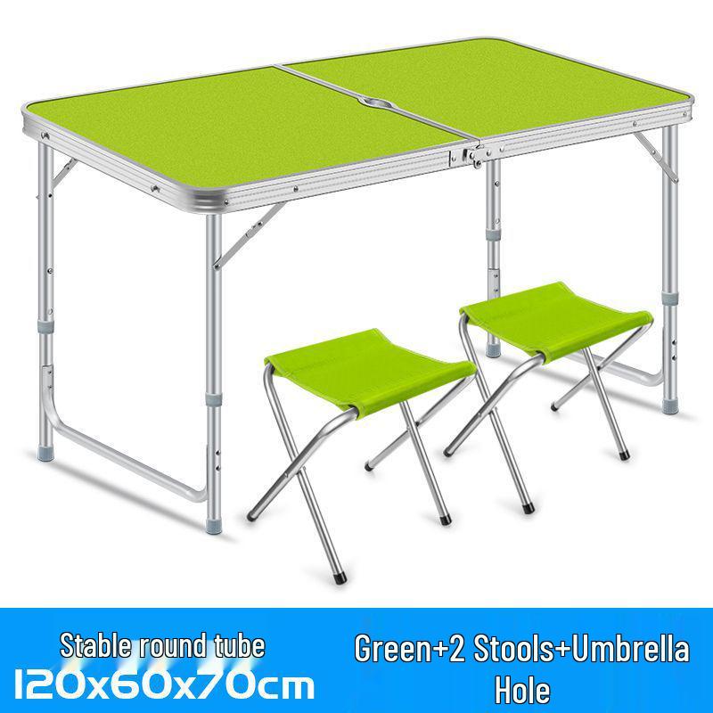Portable Outdoor Folding Table & Chairs for Street Vendors and Camping