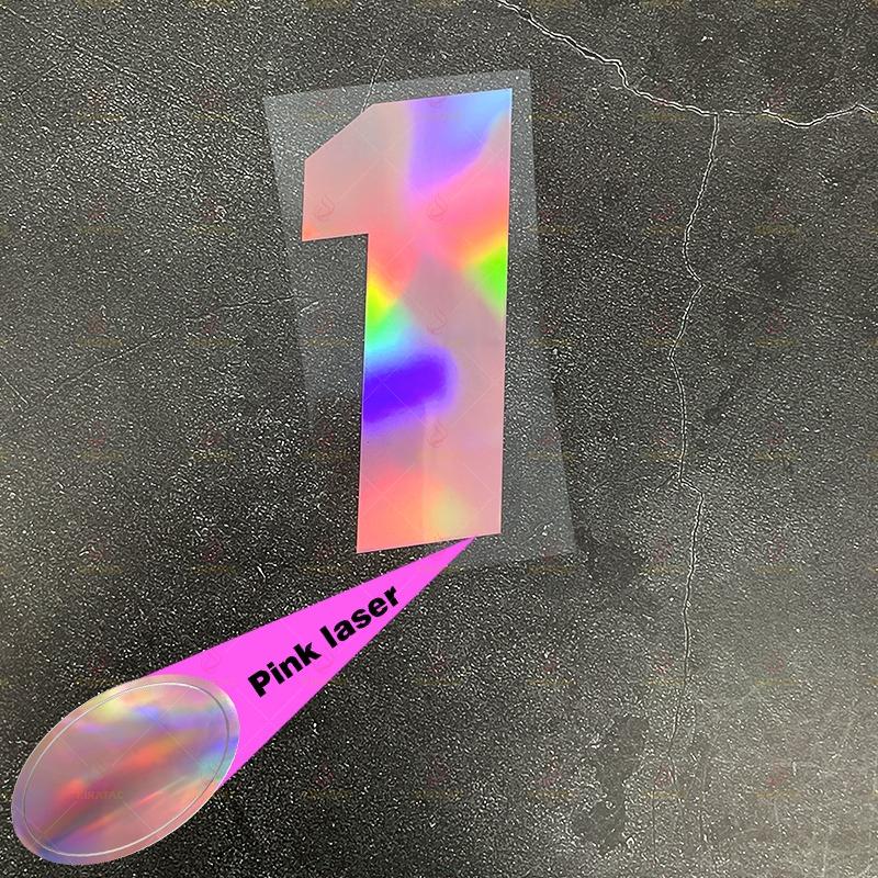 1pc Laser Pink Racing Number Motorcycle Stickers Waterproof Vinyl Decals for Motorbike Helmet Fuel Tank Front Fairing Bicycle