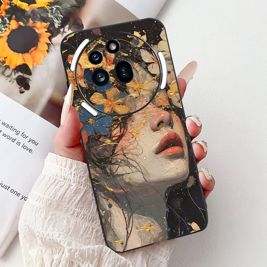 For Nothing Phone 3A Pro Case A059P Cute Cat Lion Painted Cover Shockproof Phone Case For Nothing Phone 3A Phone3A Pro Soft Bags
