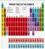 Periodiek Systeem Douchegordijn, Wetenschap Chemie Voor Studenten Leraren Kunst, Stof Stof Badkamer Decoratie Set Met Haken