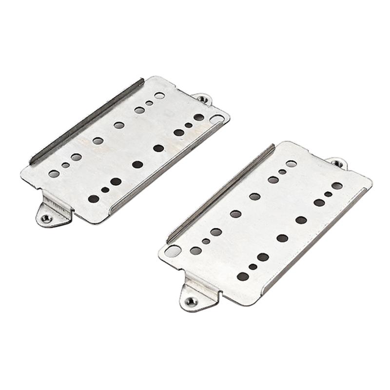 2Pcs Bridge Neck Guitar Baseplate Durable Guitar Neck Bridge Pickup Base Plate