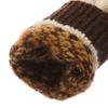 Outdoor Elastic Thick Winter Gloves Knitted Full Finger Gloves Touch Screen Mittens