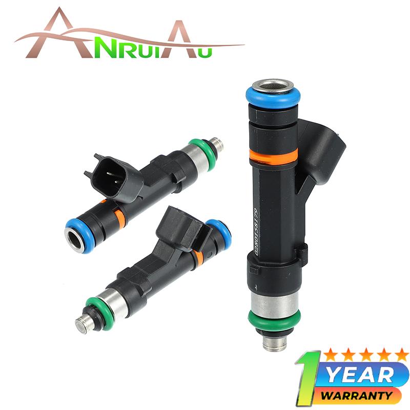New 4Pcs Fuel Injector 4 Holes 0280158179 Compatible with Lincoln MKZ Ford C-Max EcoSport Focus Fusion Transit Connect 2008-2016