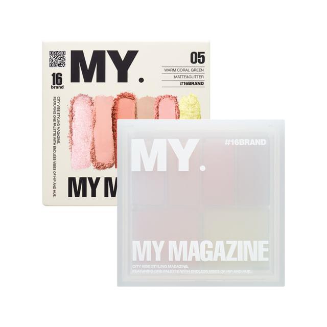 

CHOSUNGAH BEAUTY - 16 BRAND My Magazine Palette - 6 Types #06 Itaewon Hot Vintage Look