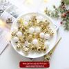 Christmas Tree Ornament Set: Nine Painted Macaron Candy Color Irregular Balls