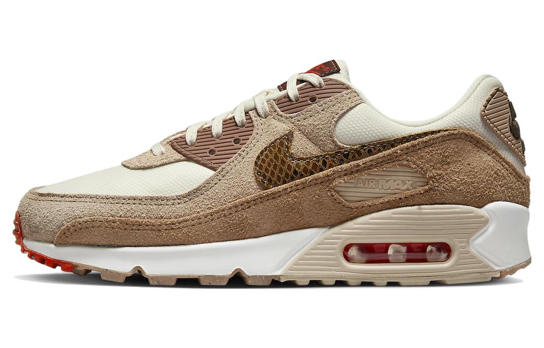 

Nike Air Max 90 Se Pale Ivory Snakeskin Swoosh Women s DX9502-100 44
