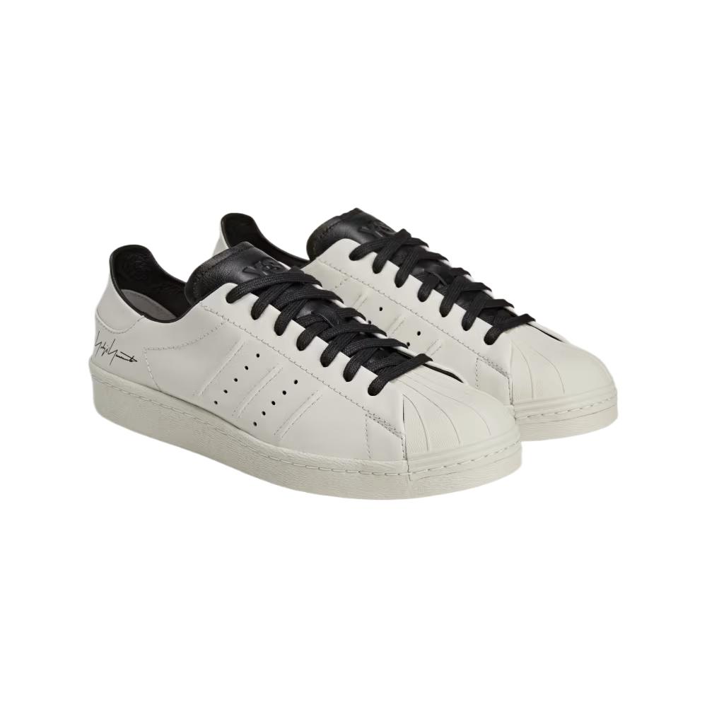 adidas Y-3 Superstar Luxe Leather Pack - Sneakers Unisex Grigio Orbitale Nero JR4216