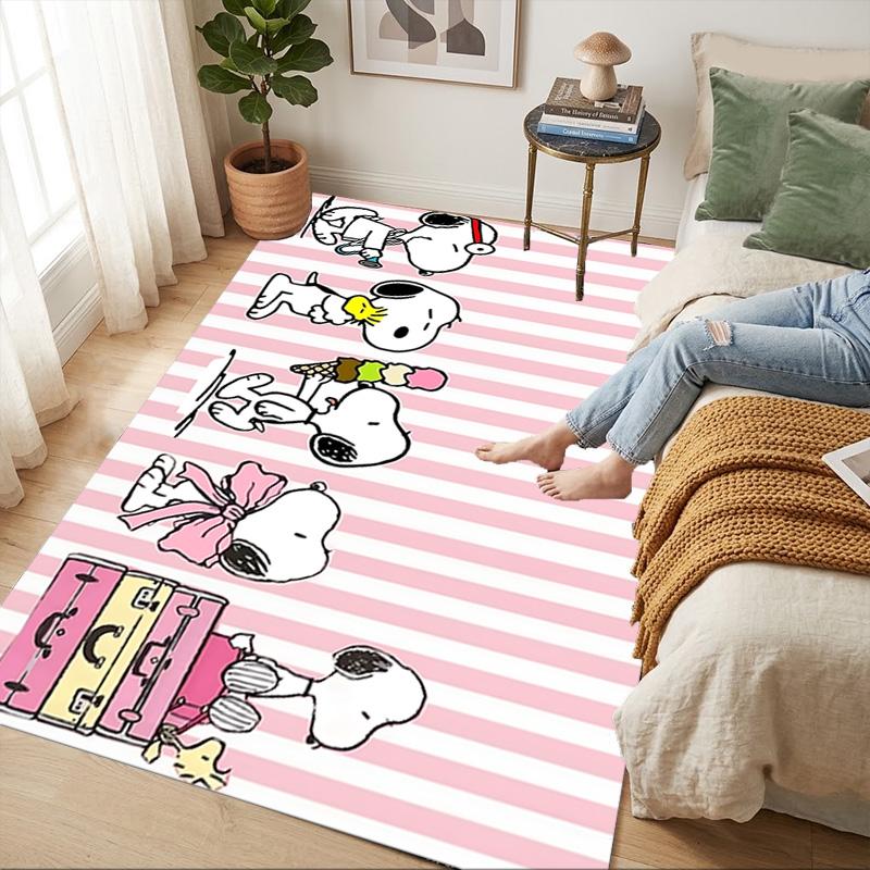 Snoopy'S Day Living Room Nonslip Area Rug Soft Carpet For Bedroom Game Playroom Sofa Office Home Decor Doormat Christmas Gift C926814