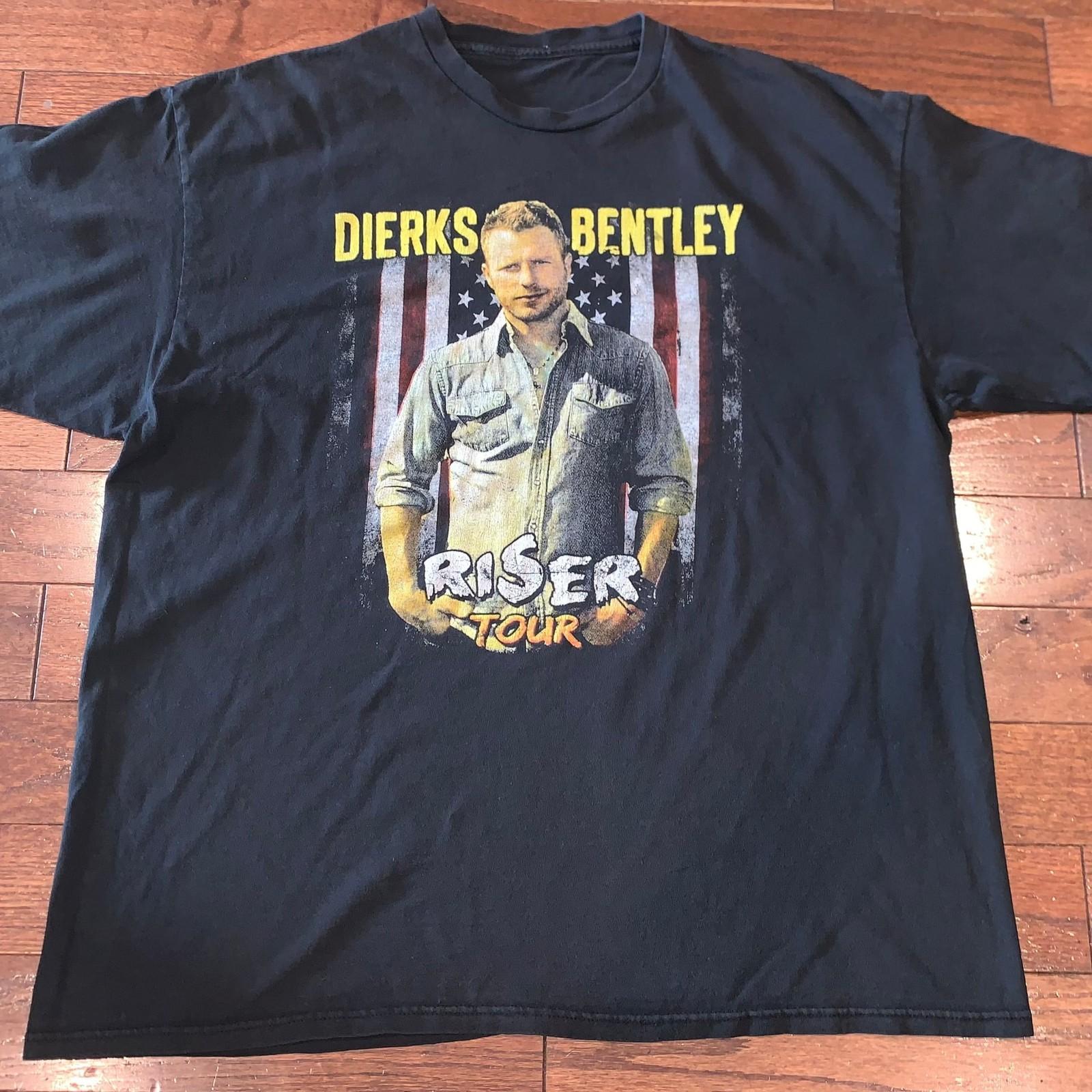 Dierks Bentley Riser 2014 Tour Concert Unisex T-Shirt XL