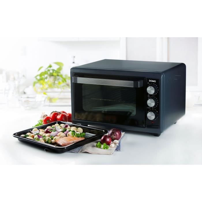 Mini Convection Oven - DOMO DO518GO - 38 L - Black - 1300 W - 90 Min Timer