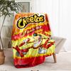 Cheetos Theme Printed Blanket - Perfect for Couch, Bed, Travel & Outdoor Use | Machine Washable, Cozy & Durable.