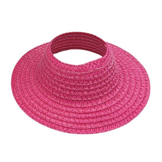 Straw Hat for 17cm Dolls Woven Beach Sun Hat Bohemian Summer Vacation Photo Prop Gift for Doll Lovers