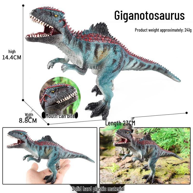 Children s Dinosaur Science Simulation Toy: Solid Southern Gigantosaurus Model