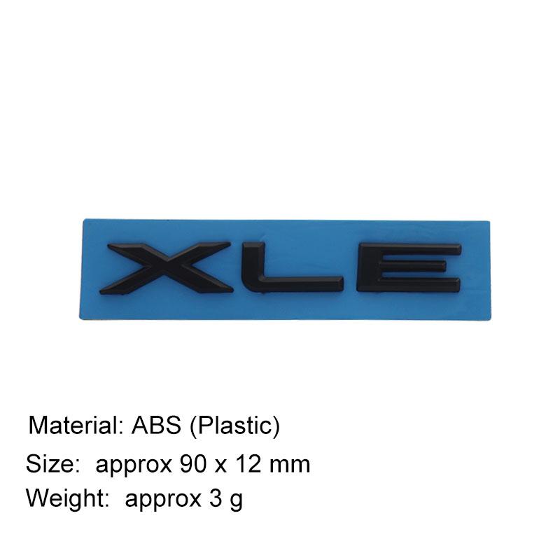 

3D Car Styling XLE for AVALON car Hood Fender trunk Rear Bonnet Nameplate Decal Emblem Badge Sticker black