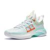 Anta ZUP Salad Cushioning Slip Resistant Abrasion Resistant Low Top Basketball Shoes Men's Orange Green 912331105S-1