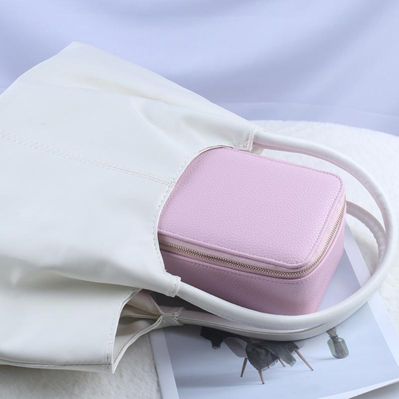 Elegant Leather Jewelry Box Stylish Jewelry Case Jewelry Storage Box Practical Jewelry Display Box Storage Holder