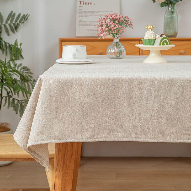 

Color Fabric Craft Cotton Linen Tablecloth Chinese Tablecloth Thickened Hydrophilic Pad Cloth Conference Table Cover Cloth Fancy Not Easy to Wrinkle Beige 50*90cm