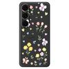 For Samsung Galaxy S25+ Case Small Flowers Pattern Printing Straight Edge TPU Phone Back Cover
