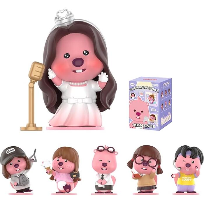 POP MART ZANMANGLOOPY's Moments Series Figures, Blind Box Figures, Holiday Birthday Gifts, Single Box