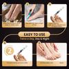 4pcs/Box Toenail Extra Strength Pen, Nail Art Brush for Toenail & Finger
