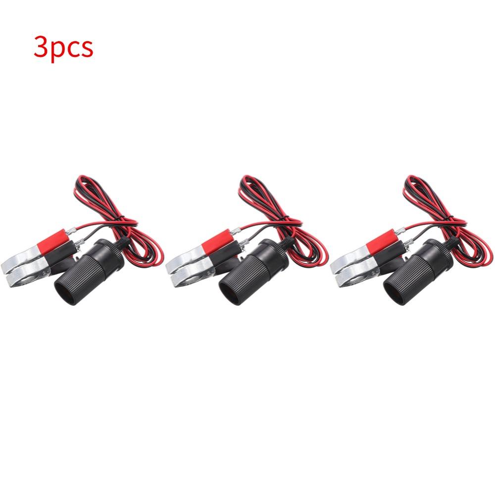 Car High Power Pure Copper Battery with Clip To Cigarette Lighter Female Socket 12V 24V Car Battery Terminal Clamp Clip