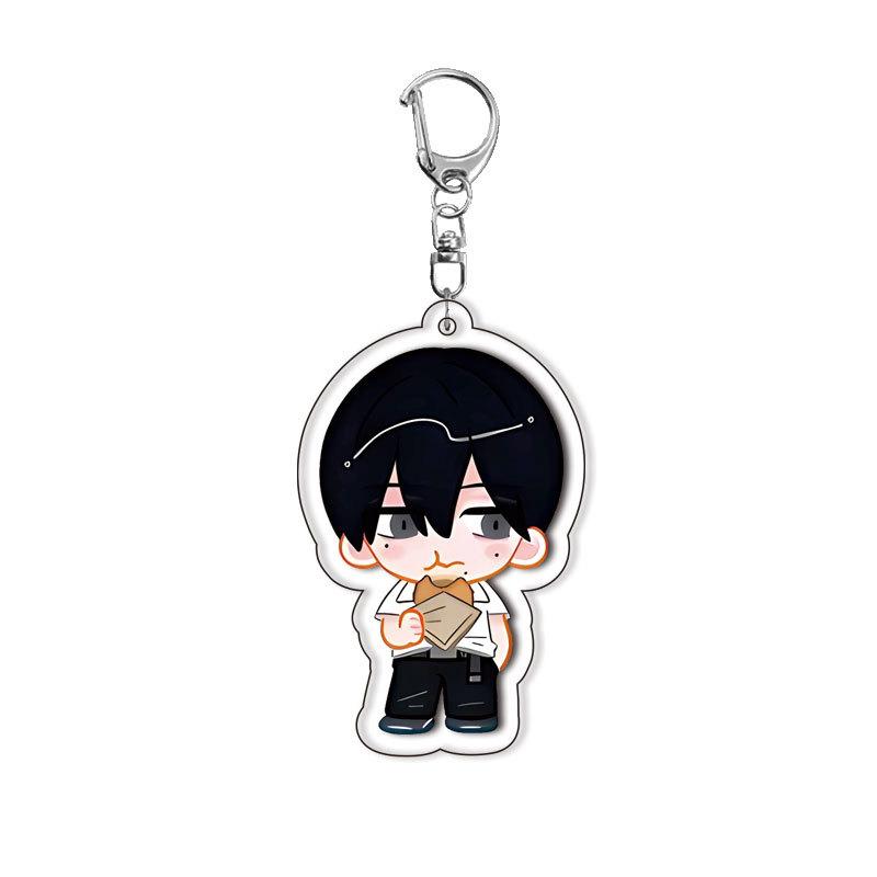 Animacinis Anime Vasara Hikaru Mirė Figūrėlė Akrilinis Raktų Pakabukas Kawaii Mielas Krepšių Pakabukas Studentų Raktų Pakabuko Žiedas Moterims Accesorios