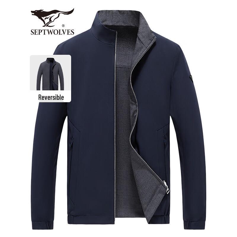 Septwolves Men s Reversible Stand Collar Jacket XL