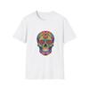 Colorful Sugar Skull T-Shirt, Day of the Dead Shirt, Bohemian Tee