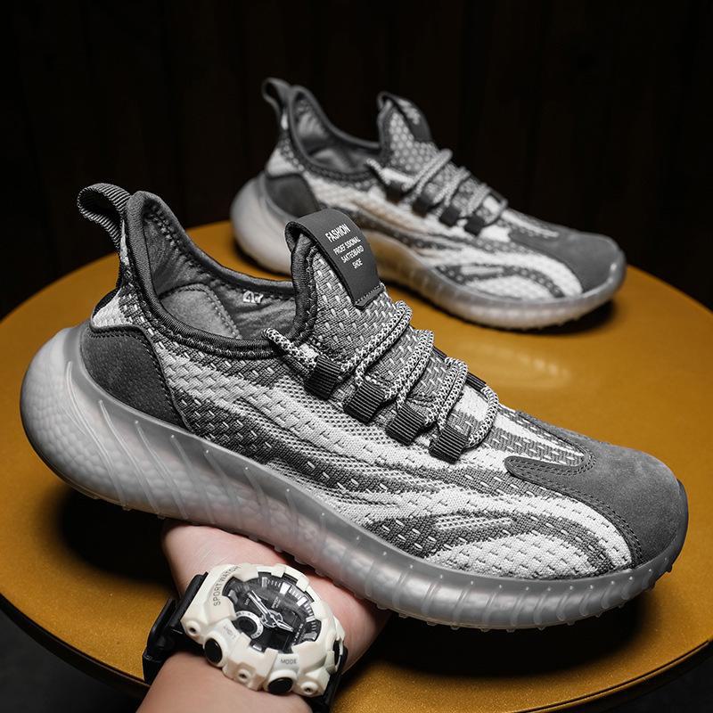 

Flyweave мужские повседневные кроссовки из дышащей сетки 39 серый