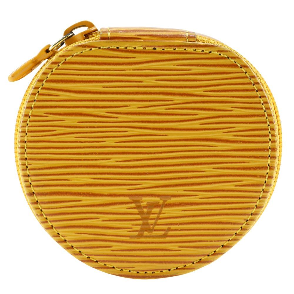 

LOUIS VUITTON Ecran Bijou 8 Pouch M48229 Jewelry case Tassiri Yellow yellow Epi Leather Women Used