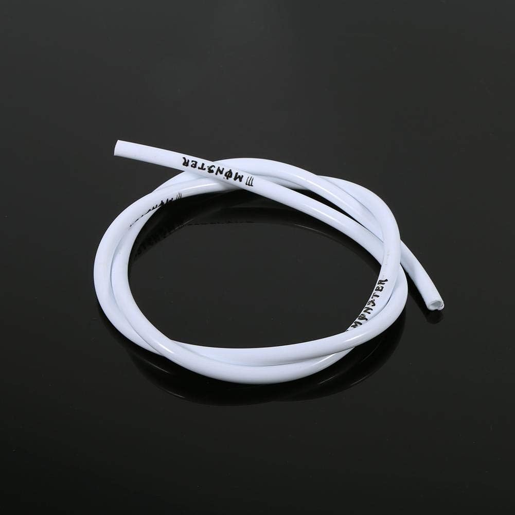 

Keenso Vent Hose, Colorful Gas Line Hose Tube Pipe Petrol 1/4 inch 3 feet for Motorcycle Dirt Pit Bike ATV PWC Jet Ski Polyurethane(White)