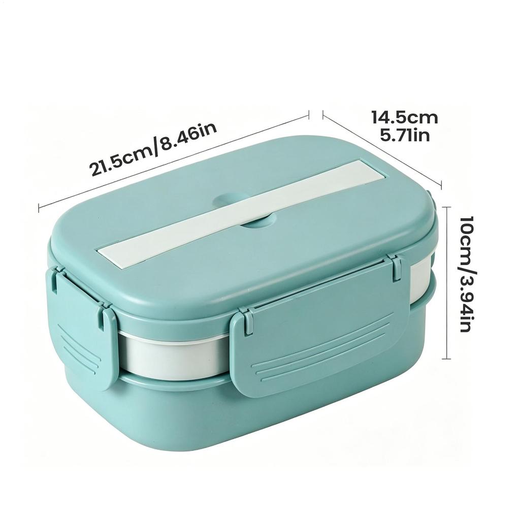 Lunch Boxes 3-Layer Leakproof Microwave Safe Storage School Lunch Box For Office Work Travel Camping Picnic Dining Out Women